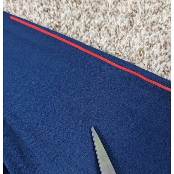 Under Armour Project Rock Long Sleeve T Shirt Large Blue Mens USA Flag Military - Picture 3 of 6